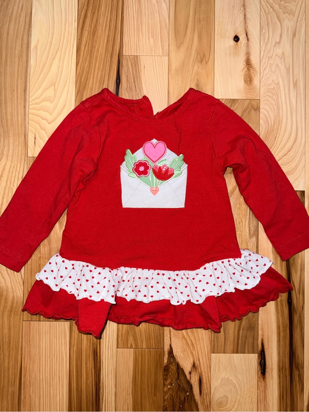 Ricrac & Ruffles peplum top only size 24 months